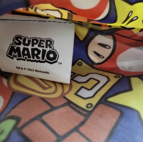 Mario Brothers Pull String Backpack - Picture 3 of 3